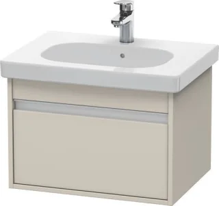 Duravit Ketho Waschtischunterbau wandhängend Taupe Matt 600x455x410 mm - KT667009191 KT667009191