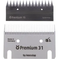 Kerbl Ersatzscherkopf Schermesser-Set Premium Rind und Pferd 31/15 Zähne Kerbl 18956