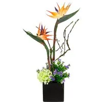 Kunstpflanze Strelitzie/Sonnenblumen, I.GE.A., Höhe 45 cm