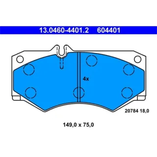 ATE Bremsbel?ge vorne Mercedes G-Klasse T1 T1/Tn T2/Ln1