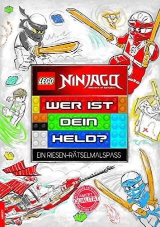 LEGO® NINJAGOTM Wer ist dein Held?: Ein Riesen-Rätselmalspaß