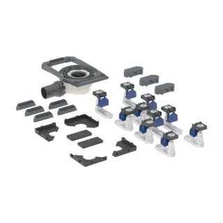 Geberit Duofix Duschwannenablauf 551554001 mit 10 Füßen, Sperrwasserhöhe 50mm