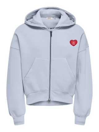 KIDS ONLY - KOGEVISA L/S ZIP HOOD OVS SWT - Gr. - 164