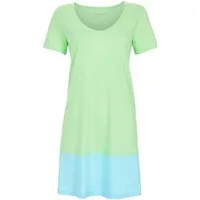 Ringella Nachthemd - Bigshirt mit breiter Blende in Kontrastfarbe 50% Baumwolle 50% Modal