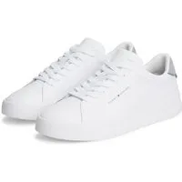 Tommy Hilfiger TH COURT LTH DETAIL ESS Sneaker Freizeitschuh, Halbschuh, Schnürer mit Logoschriftzügen