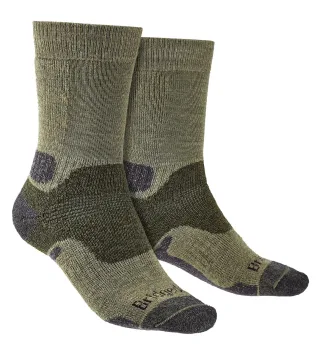 Bridgedale - Herren Wandern Midweight Merinowolle Socken - Grün