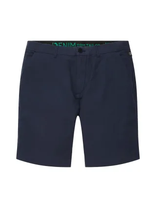 Denim Tom Tailor - Chino Shorts navy black dobby - Gr. - XS