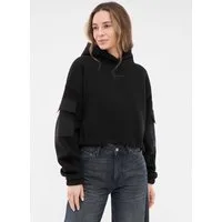 Johnny Urban Hoodie Carly Cropped Hoodie mit aufgesetzten Taschen (1-tlg) Kurzes Kapuzensweatshirt aus dickem Stoff, weich und knitterfrei