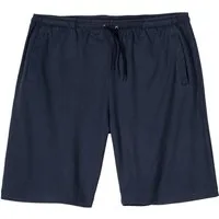 Hajo Sweatbermudas Hajo Sweat-Bermuda Stay fresh Übergröße marine