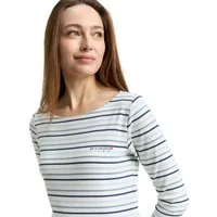 TOM TAILOR 3/4-Arm-Shirt Regular im Streifen-Design