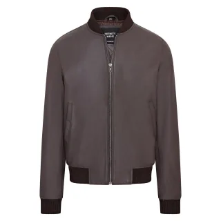 MA-1 Varsity Bomberjacke aus weichem Leder f�r Herren