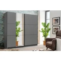 Home affaire Schwebetürenschrank Sierra Kleiderschrank mit Spiegel Wäscheschrank Garderobe Topseller INKLUSIVE Inneneinteilung, FSC®-Zertifiziert, OTTOs Choice