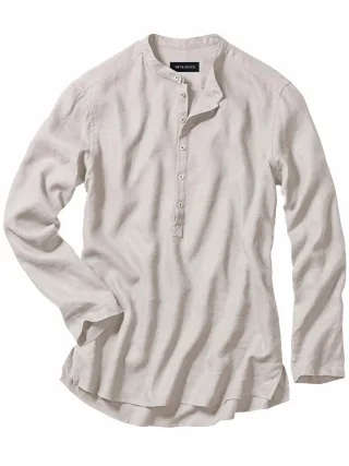 Mey & Edlich Herren Wüsten-Shirt Beige 100 % Leinen