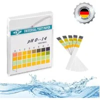 ECENCE Pool-Wassertest pH wert Teststreifen 100 Stück ph 0-14 Aquarien