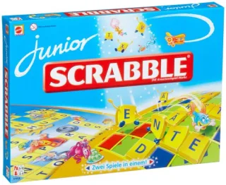 Mattel - Junior  Scrabble. Zwei Spiele in einem!