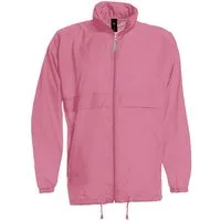Goodman Design Regenjacke Windbreaker Damen und Herren Im Kragen integrierte Kapuze