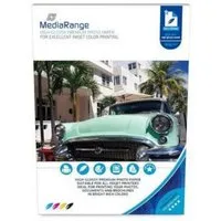 Mediarange Fotopapier MediaRange Fotopapier – A4, hochglänzend, 180 g/m², 50 Blatt, Trocknung: sofort trocken