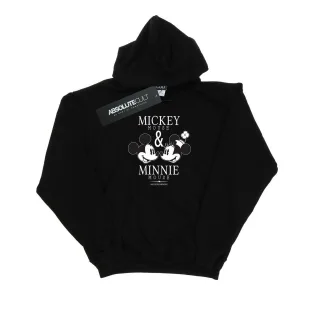 Disney - "Mickey And Minnie Mouse Mousecrush Mondays" Kapuzenpullover für Herren (Schwarz)