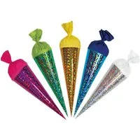 Roth Schultüte Geschenk Schultüte klein 12cm, 5 Stück, geblistert