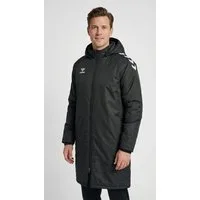 hummel Stadionjacke mit Reißverschlussgarage, aus Polyestergewebe, wärmend, winddicht