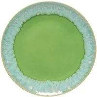 Costa Nova Teller Taormina Lime Green, Speiseteller, 27 cm, Casafina, (1 St), Hohe Brenntemperaturen, porenfrei hygienisch, wärmeschockbeständig