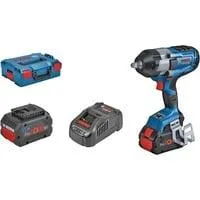 PRO Akku-Schlagschrauber BITURBO GDS 18V-1000 C Professional, 18Volt blau/schwarz, 2x Akku ProCORE18V 5,5Ah, 1/2", in L-BOXX