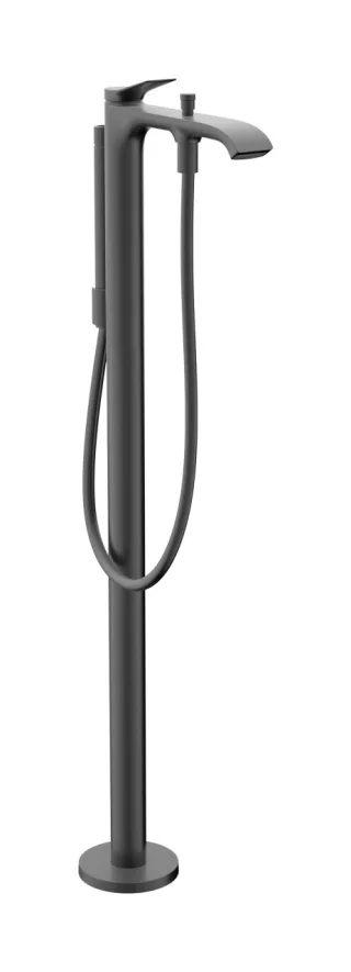 Hansgrohe Vivenis Einhebel-Wannenmischer bodenstehend, Brushed Black Chrome, 75445340 75445340