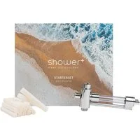 Shower+ Badezusatz STARTERSET SALZDUSCHE, Pflegedusche für trockene & strapazierte Haut für Kinder & Erwachsene