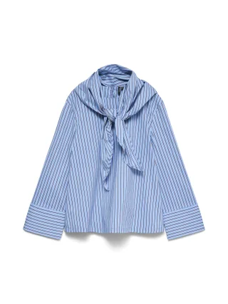 VERO MODA - VMZIMA LS SCARF TOP WVN - Gr. - XL