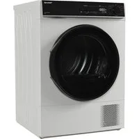 Sharp Wärmepumpentrockner KD-PRO8S7GWC-DE, WiFi, Trommel-Innenbeleuchtung, BubbleDrum, Zwei-Wege-Schleudern