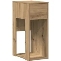 vidaXL Schreibtisch Computerschrank mit Schublade Artisan-Eiche 30x44x74 cm
