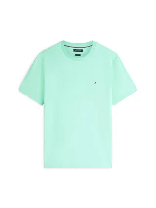 Tommy Hilfiger - T-Shirt mit Rundhalsausschnitt cyan - Gr. - XXL