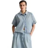 Marc O'Polo DENIM Jeansbluse aus reiner Baumwolle
