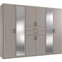 Wimex Kleiderschrank Diver Drehtürenschrank mit Spiegel, 180, 225 o. 270cm breit Bestseller Schlafzimmerschrank wahlweise 3 Innenausstattungen