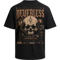 Neverless Oversize-Shirt Herren T-Shirt - Rebel Skull - Oversized Relaxed Fit Printshirt mit Print