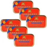 BARKLEYS Süßigkeit, Barkleys Ginger und Orange Pastillen in einer Metalldose 50g 6er Pack