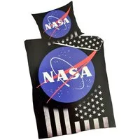 NASA Bettwäsche NASA Kinderbettwäsche 135x200cm Baumwolle, Baumwolle, 100% Baumwolle