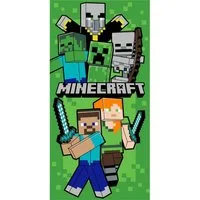 Minecraft Badetücher Minecraft Let's Survive Strandtuch 70x140, 100% Polyester (1-St)