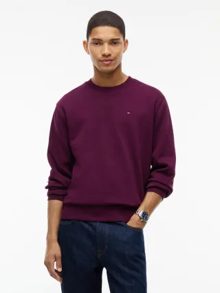 Tommy Jeans (PVH Group) - TJM REG S FLAG CREW EXT Calypso Berry - Gr. - XXL