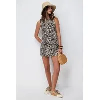 No Matter What Minikleid Minikleid mit Leopardenmuster