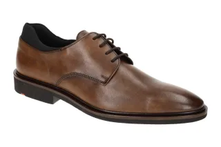 LLOYD 14-206-37 DERBY Lufthansa Edition Herrenschuhe braun/schwarz | Echtlede...