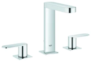 GROHE 3-Loch-Waschtisch-Batterie Plus 20301_4, Zugstangen-Ablaufgarnitur chrom, 20301004 20301004