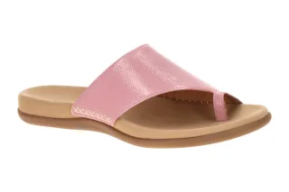 Gabor 83.700.90 Damen Pantoletten soft pink Best Fitting Echtleder