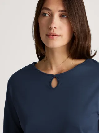 CALIDA - DAMEN Pyjama peacoat blue - Gr. - L