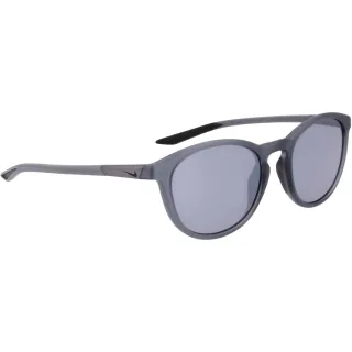 Nike - "Evolution" Runder Rahmen-Sonnenbrille für Herren (Dunkelgrau/Silbergrau)