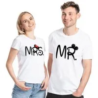 Couples Shop T-Shirt Mr. & Mrs. Mister Misses Partner Look T-Shirt (1-tlg) mit lustigen Print