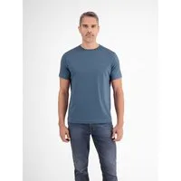 LERROS T-Shirt Basic T-Shirt mit Logostitch, unifarben