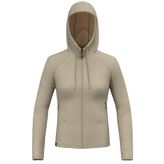 SALEWA - Fanes Merino Kapuzenjacke Damen - Beige (Gr.40)
