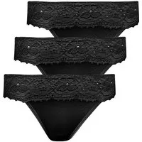Nina Von C. Hüftslip 3er Pack Damen Jazzpant Millefleurs (Spar-Set, 3-St) Zwickel
