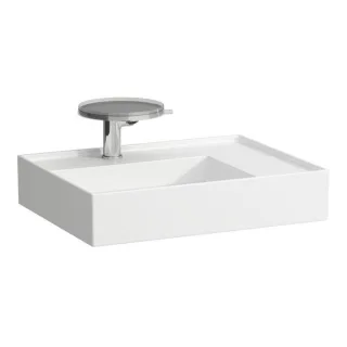 LAUFEN Kartell Waschtisch 8103340001111, 60x46 cm, weiß, mit Hahnloch, ohne Überlauf, Saphirkeramik